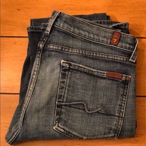 7 for all mankind boot cut jeans size 31